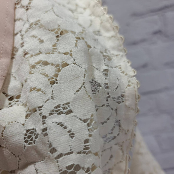 FRENCH Connection Cream Lace Long sleeve - Picture 15 of 16